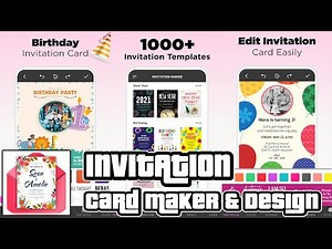 Create Stunning Birthday Cards with Invitation Maker App DIY