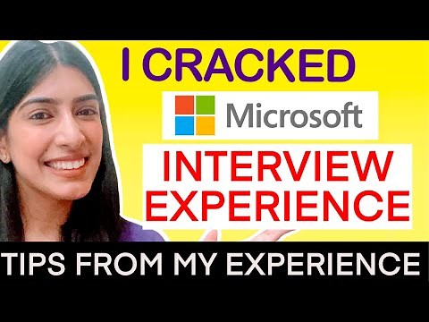 I cracked Microsoft - Interview Experience with Tips!! ✨✨