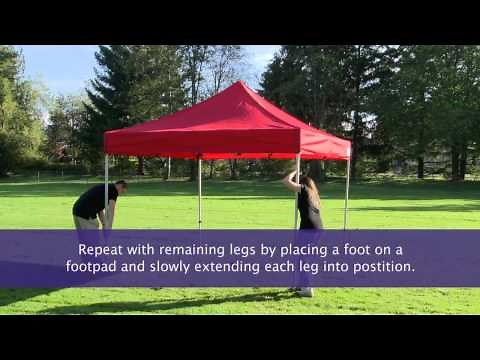 How to setup an instant canopy, pop up tent