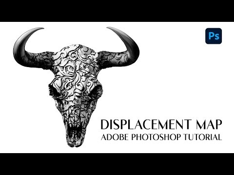 How to use displacement maps in photoshop| photoshop tutorial