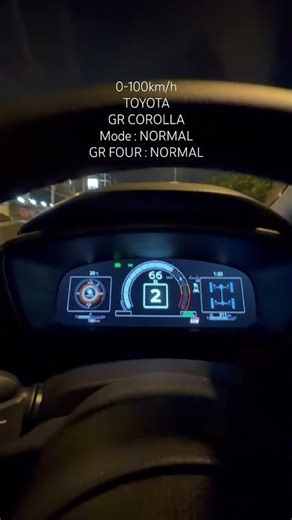 TOYOTA GR COROLLA acceleration (NORMAL : NORMAL)