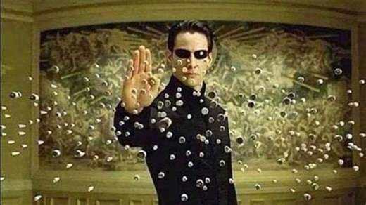 Neo Stopping Bullets | Know Your Meme