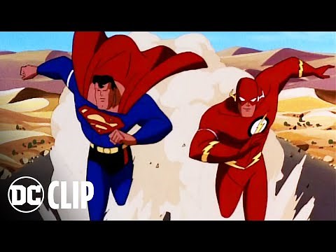 Superman Races The Flash Clip - Superman: The Animated Series | DC