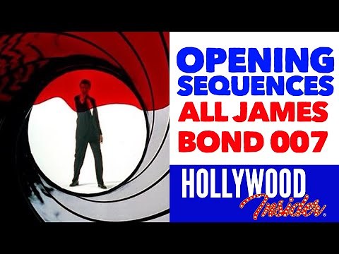 Compilation: All James Bond 007 Opening Sequences From 1962 Sean Connery to Daniel Craig