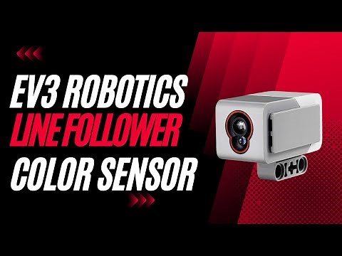 EV3 Robotics - Using the Color Sensor and Counter Variable to Follow a Line