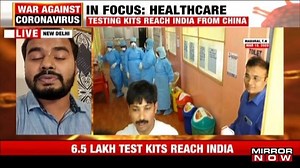 17K views · 123 reactions | 6.5 lakh testing kits from China arrive in India which are sent to a malaria research institute. | Mirror Now | Facebook