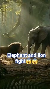Amazon jungle forest elephent and lion fight #jungleadventure #jurassicworld