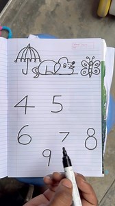 20K views · 137 reactions | Easy number drawing from 1 to 9 Number for Beginners | AP Drawing | Facebook