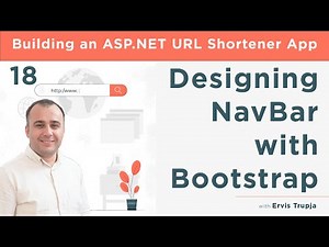 18. Designing the NavBar with Boostrap in ASP.NET MVC