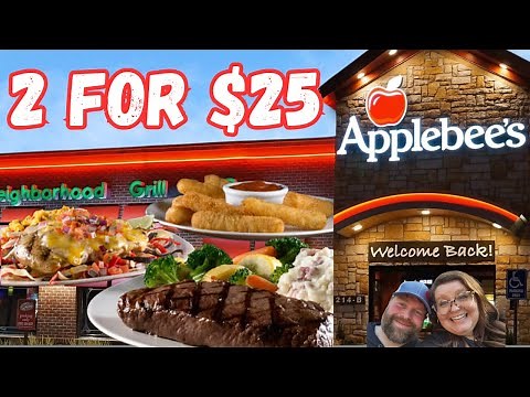 🍔 BEST Applebee's 2 for $25 Deal REVIEW 2025! Worth EVERY Penny? | Rays on the Road 🍗