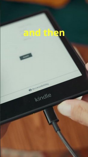 Soft reset Kindle while charging #kindle #kindlereset