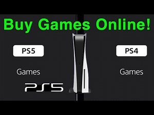 PS5 HOW TO BUY GAMES ONLINE Easy New!