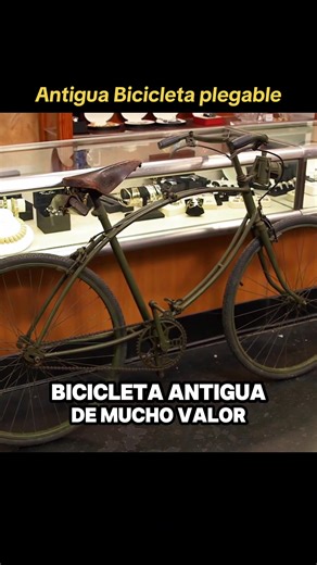 Antigua bicicleta plegable: historia y coleccionismo