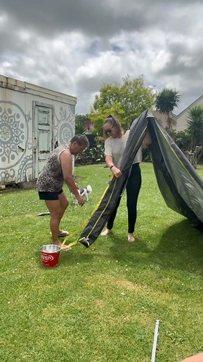 Putting up our new gazebo 😂😂 hopefully it survives the weather down the beach. 😁🌻 #gazebo #outside #beautifulday | Tanya Sheree Fowlie