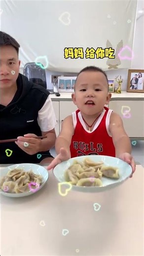 The Father Refused To Give His Mother Dumplings And His Son Beat Him Up! #funny #babietoys #comedy