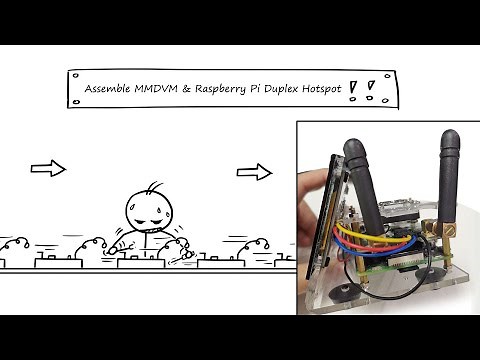 MMDVM Raspberry Pi Duplex DMR Hotspot--Fullly Assemble and Settings.