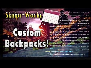 [Vorstellung]📷Custom Backpacks | Skript Woche #100