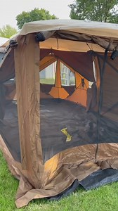 Our BIGGEST MODEL - the Quick-Set Cabin! This “two shelters in one” design comes with a divider, allowing you to create two “rooms”. Or the divider wall can be easily removed for a spacious screen house. Tap the 🔗 in the comments here for more information. 📏 Set up size: 96” x 168” ⛺️ Weight: 50lbs | Quick-Set