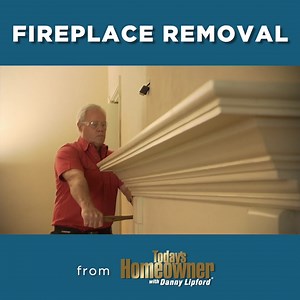 10K views · 58 reactions | Chelsea's removing her living room  fireplace, but we're not wasting the beautiful wood thanks to this simple trick! . . #todayshomeowner #dannylipford #chelsealipfordwolf #diy #homeimprovement #homeimprovementtvshow #tvshows | Today's Homeowner | Facebook