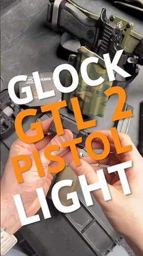 ⁠GLOCK GTL2 lighting modes. Momentary - constant on - strobe. How to activate the GTL2