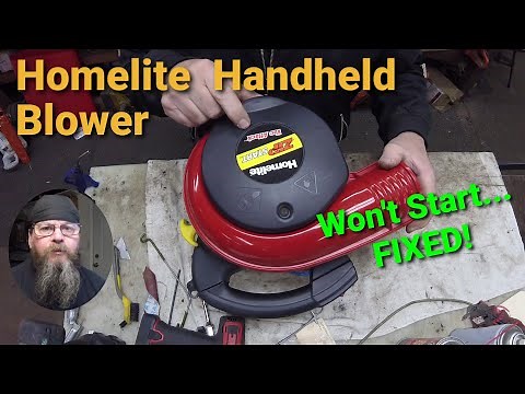 Homelite Blower Won't Start-Fixed!