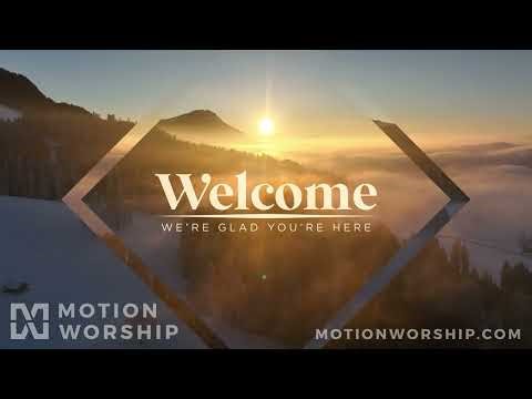 Winter Sunrise Welcome HD Loop by Motion Worship