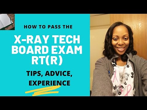 How I PASSED the Radiology/X-ray tech Board exam! What I used to Study with!