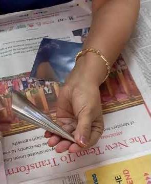 Make Perfect Cone For Your Art Work 👍😊 #diy #art # trending