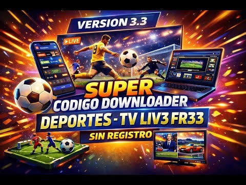 SUPER DOWNLOADER CODE | NO REGISTRATION REQUIRED - TV LIV3 - VERSION 3.3 | SMART TV-SMARTPHONE-EM...