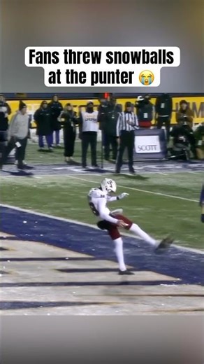 He shanked the punt too 😭