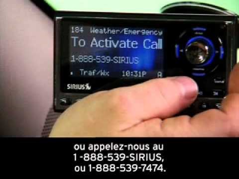 How to Install Your SiriusXM Radio: 5.0 Activating your Service