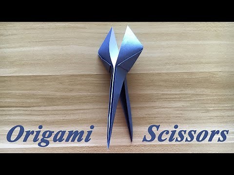 How to Make a cool Paper Scissors - Origami | Paper Crafts