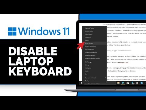 How To Disable Laptop Keyboard in Windows 11