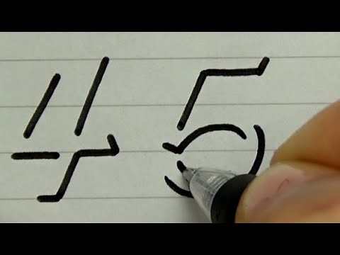How to Write 3D Numbers with Pen | Satisfying Handwriting