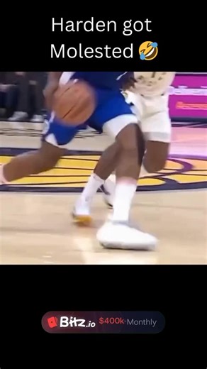 Dunkin Stars on Instagram: ". Reel by @djmeechymech This hilarious edit exposes the "James Harden System" in 4K resolution. The clip starts with Harden executing his signature move: dribble, step-back, and unnaturally kicking his legs out to bait the referee into calling a foul. But the real comedy happens after he hits the floor. Instead of a normal teammate help-up, his teammate decides to hit him with a sneak attack "tickle torture" right on the court. The voiceover narration perfectly times