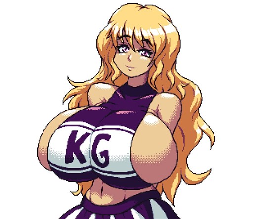 @GyaruGlow Our waifu is Hifumi Goji, the main heroine of our giantess dating sim.