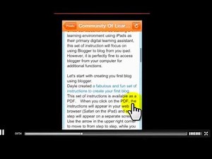 Introduction to the Blogger App