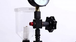 600Bar Diesel Injector Tester 8700PSI Diesel Fuel Injector Nozzle Tester with Dual Scale Gauge to Adjust Injector Nozzle Pressure and Testing Diesel Injector Nozzle Pop Pressure Tester
