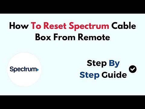 How To Reset Spectrum Cable Box From Remote