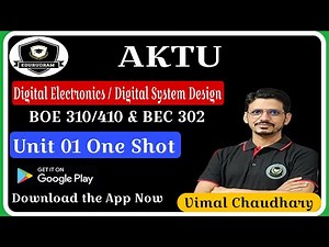 Digital Electronics|DSD |Unit 1 One Shot |Logic Simplification & Binary Numbers|BOE310|BOE410|BEC302