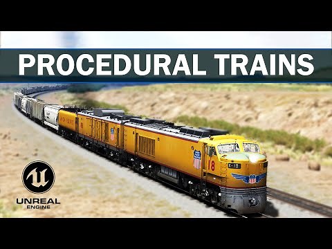 Unreal Engine 5 - Procedural Train Simulation