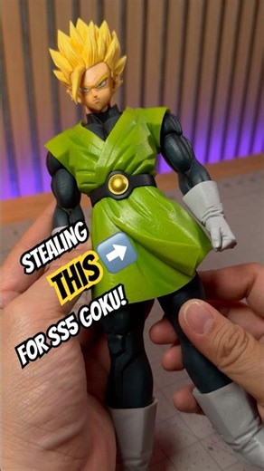 I STOLE Gohan's clothes to make SS5 Goku's Skirt #dragonball #goku