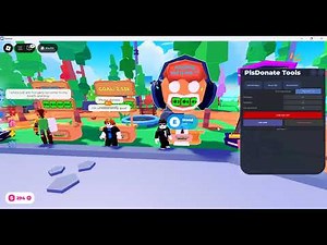 PLS DONATE script auto farm !!! roblox