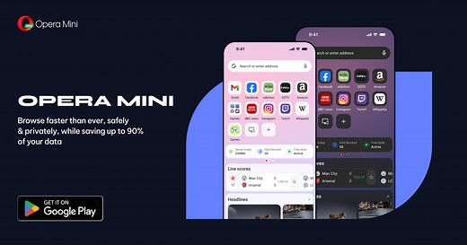Download Opera Mini | Fast mobile browser with data savings | Opera