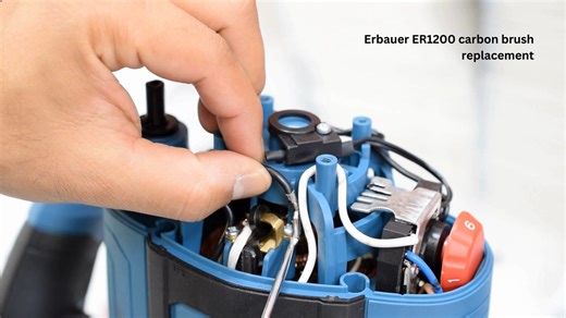 Here's how to replace your Erbauer ER1200 carbon brush 🛠 #CarbonBrushReplacement #CarbonBrushes #ToolRepair #Erbauer #ER2100 | Top Deals Online