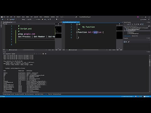 PowerShell Project in Visual Studio 2019 | Getting Started
