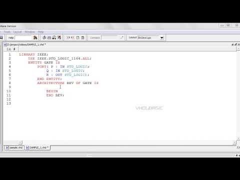 VHDL BASIC Tutorial - COMPONENT