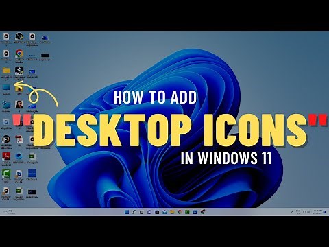 How to Add Desktop icons on Windows 11
