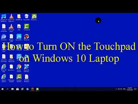 How to Turn ON the Touchpad on Windows 10 Laptop