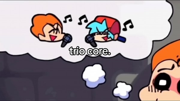 Animated Trio Singing Characters with Unique Styles